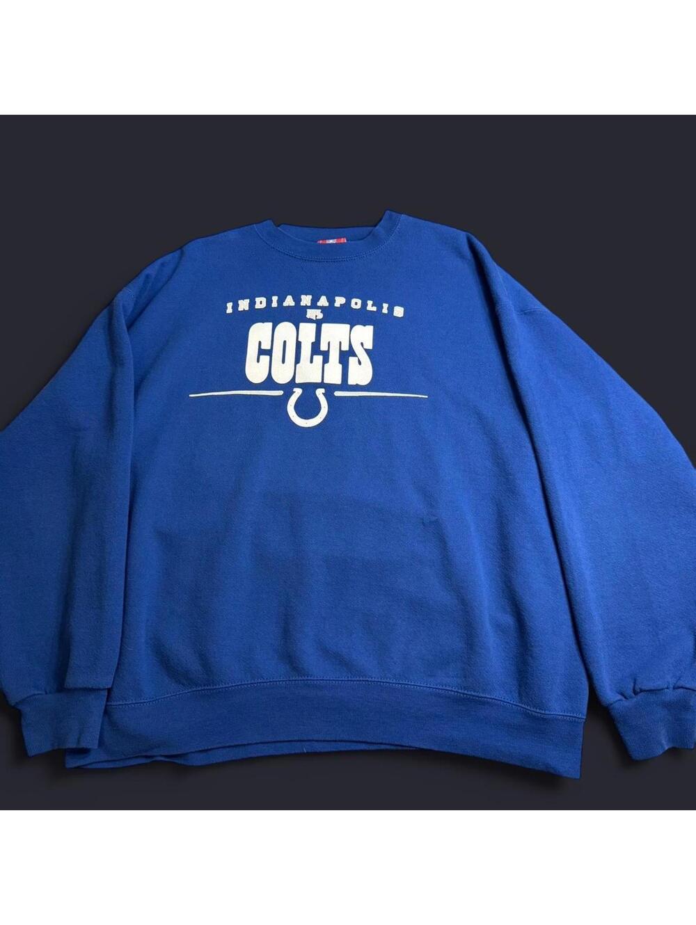 Indianapolis Colts NFL Brand Crewneck Sweatshirt - Blue